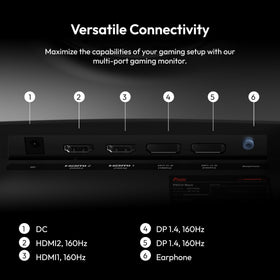 HDR-compatible Pixio PX27U Wave enhances color depth and contrast for supported content.