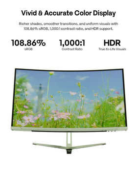 Pixio PXC248 immersive visuals on a fast VA panel deliver bright colors.