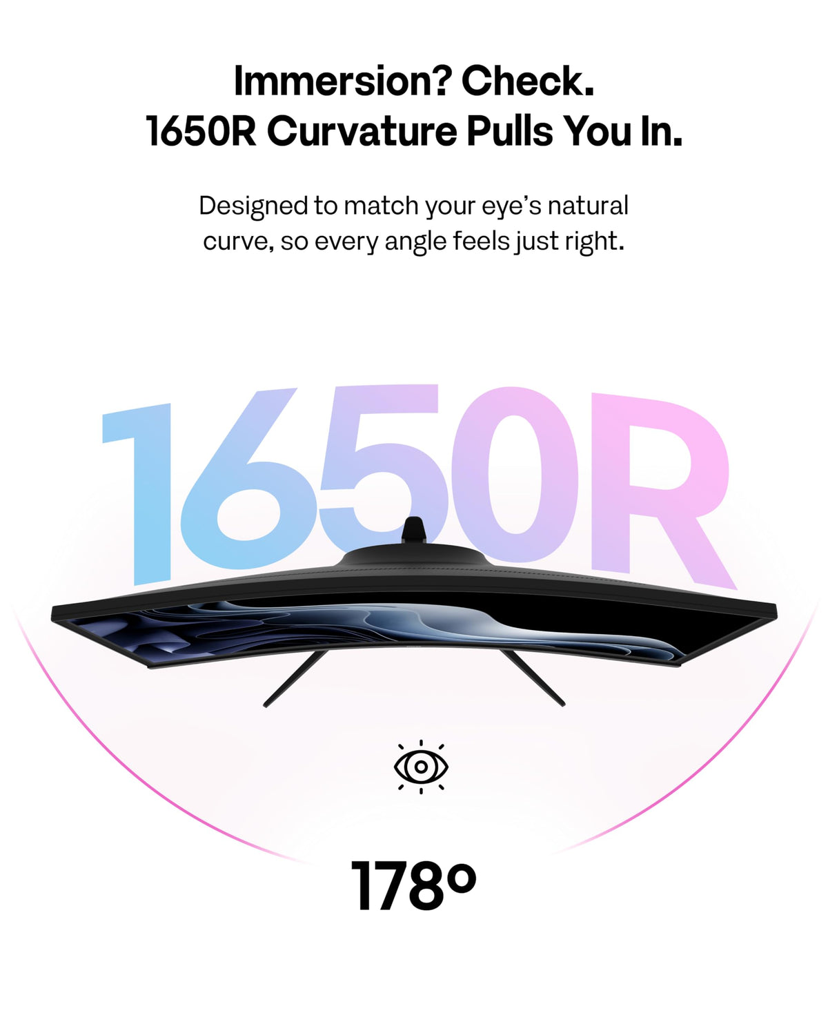 Pixio PXC279 Wave HDR delivers richer colors and brightness.
