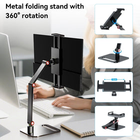 Pixluxe compatible with laptops, phones, Switch, and tablets via USB-C or HDMI.