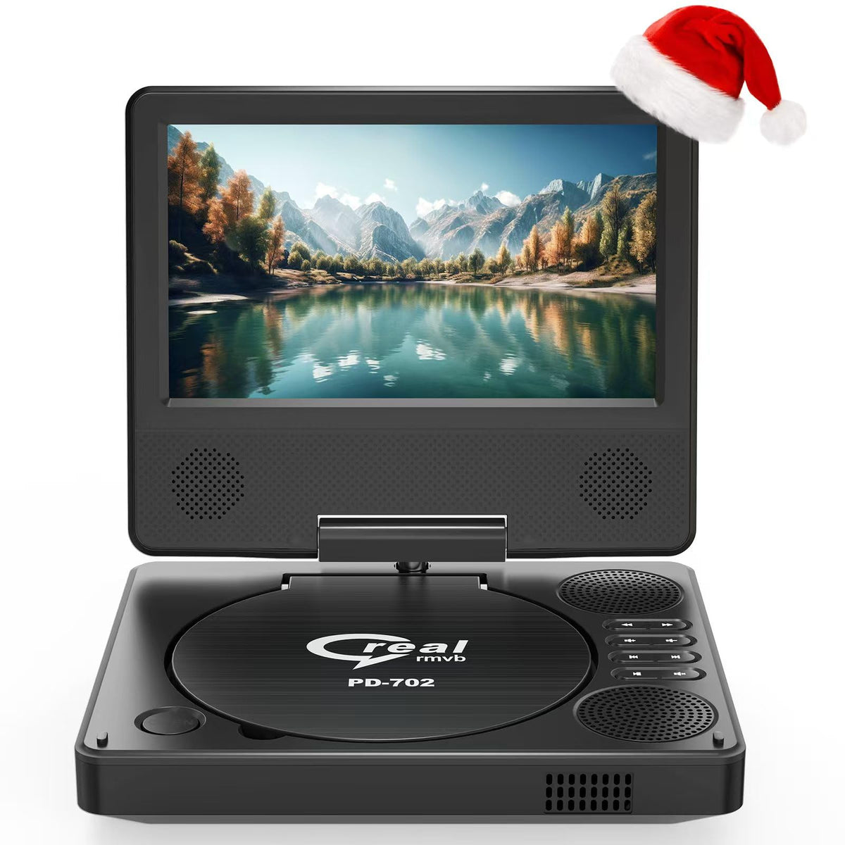 PJGCWB front view with screen open showing clear display and portability