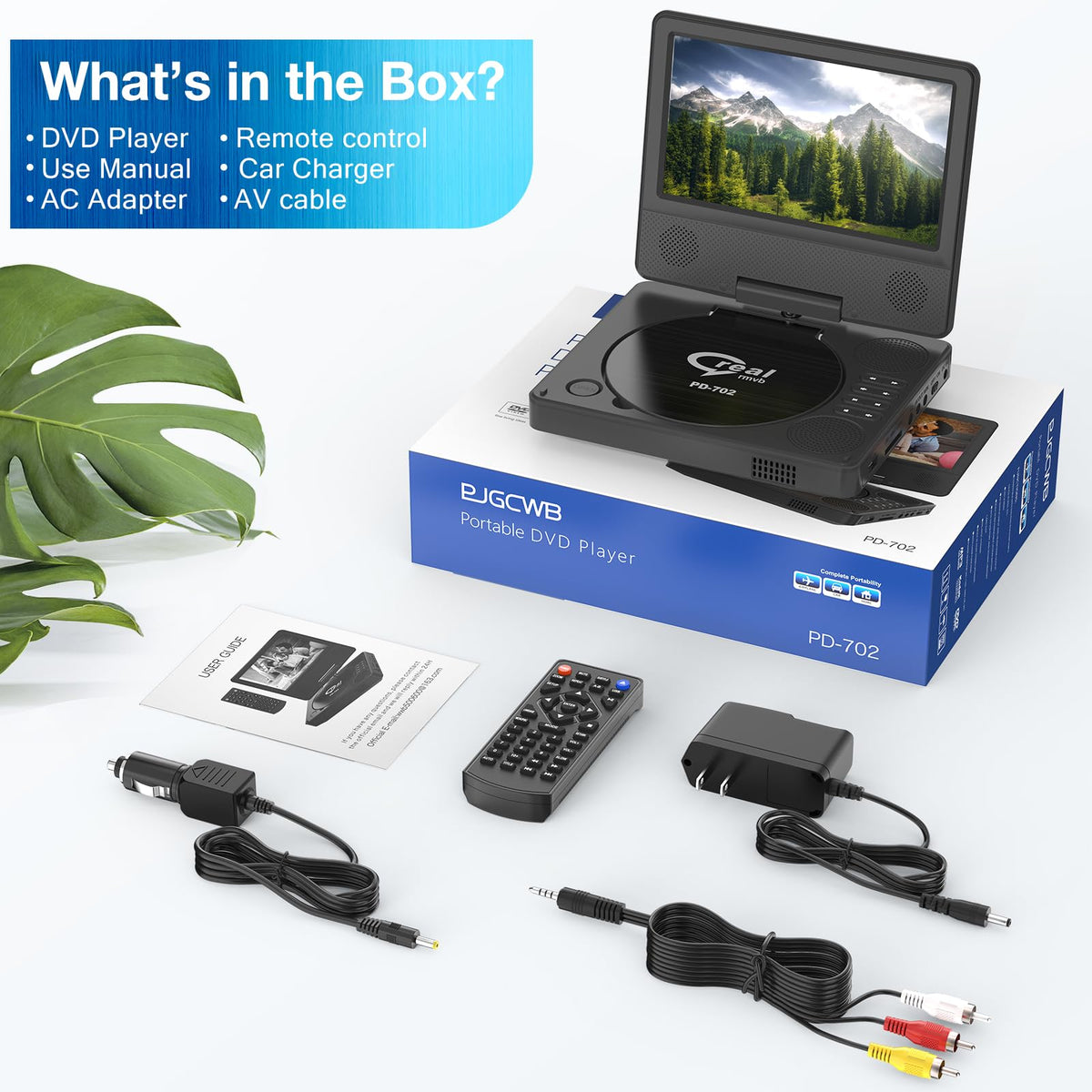 PJGCWB side profile showing SD card and USB ports for flexible playback
