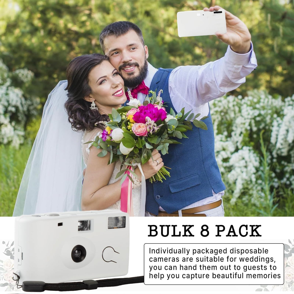 PJPSAA compact disposable camera fits in hand and bag