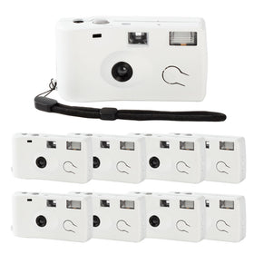 PJPSAA disposable camera pack eight with white case for weddings and events