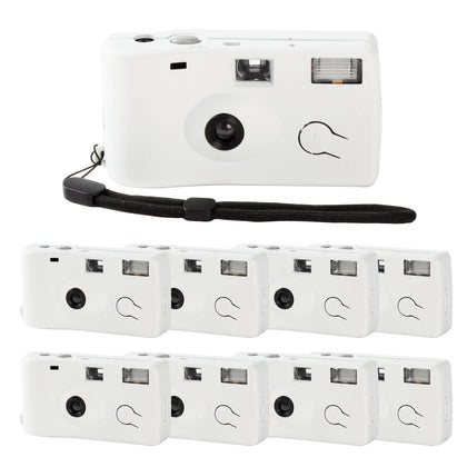 PJPSAA disposable camera pack eight with white case for weddings and events