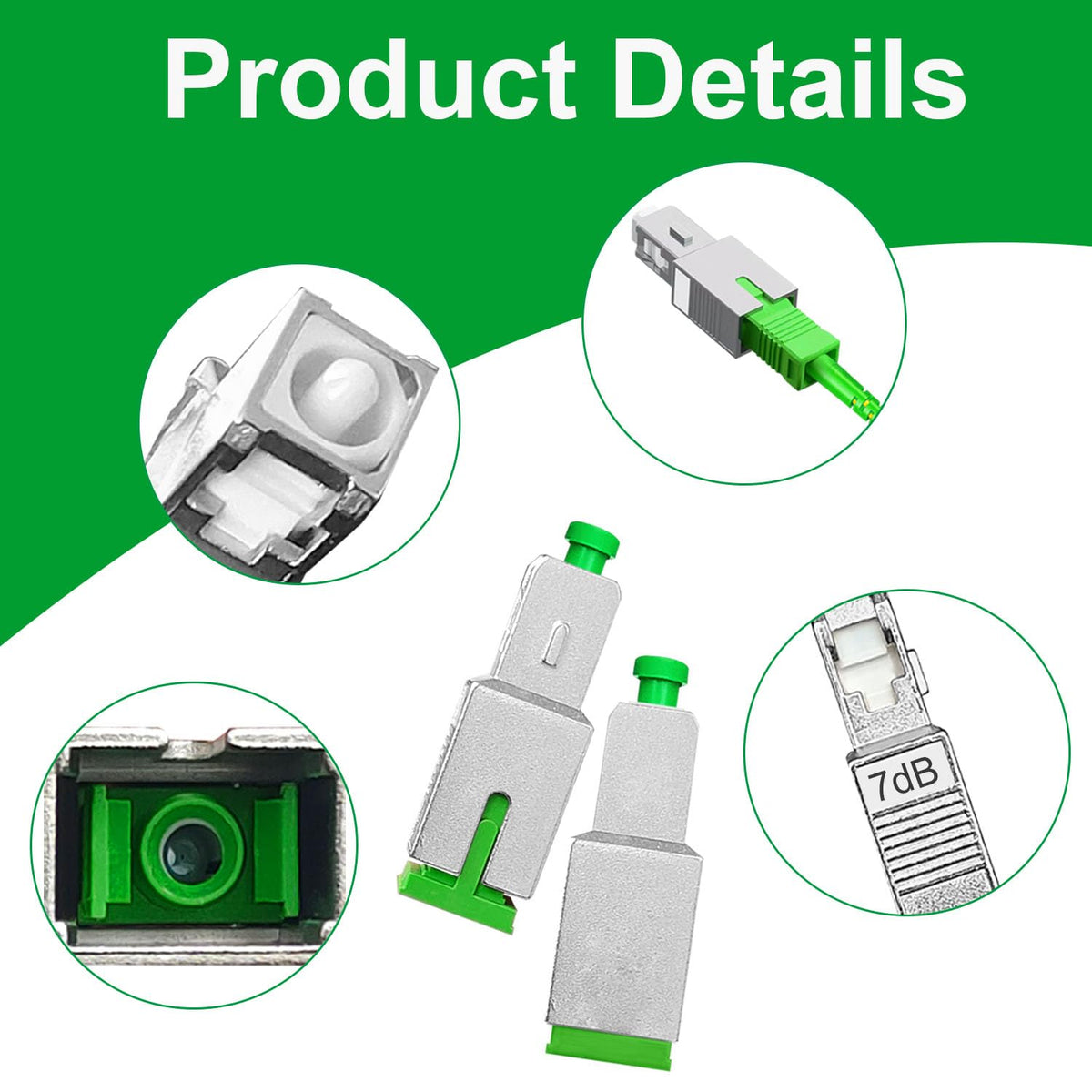 PklzNet attenuator connected to testing instrument demonstrating plug-and-play convenience