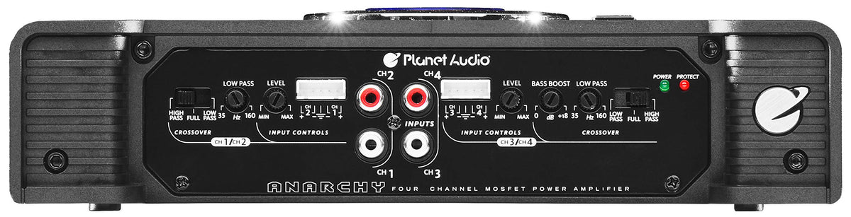 Planet Audio AC1200.4 Anarchy bridge mode ready for higher power to subs and speakers
