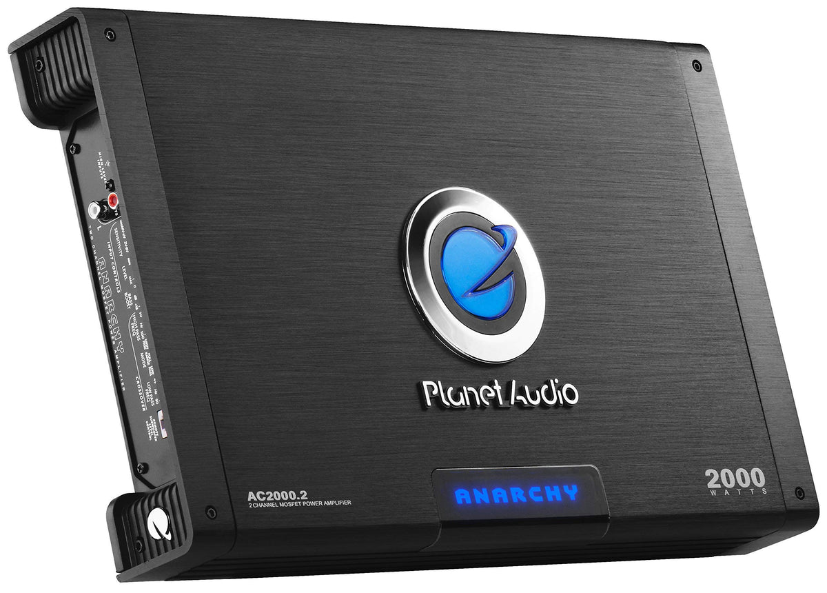 Planet Audio AC2000.2 bridge mode demonstrates extra power to speakers