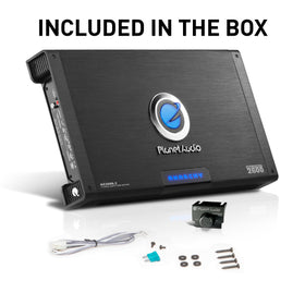 Planet Audio AC2600.2 Anarchy wiring setup ready for secure, stable bass