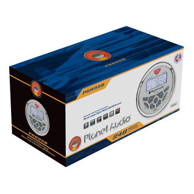 Planet Audio PGR35B built‑in 4‑channel amplifier enhances on‑board sound.