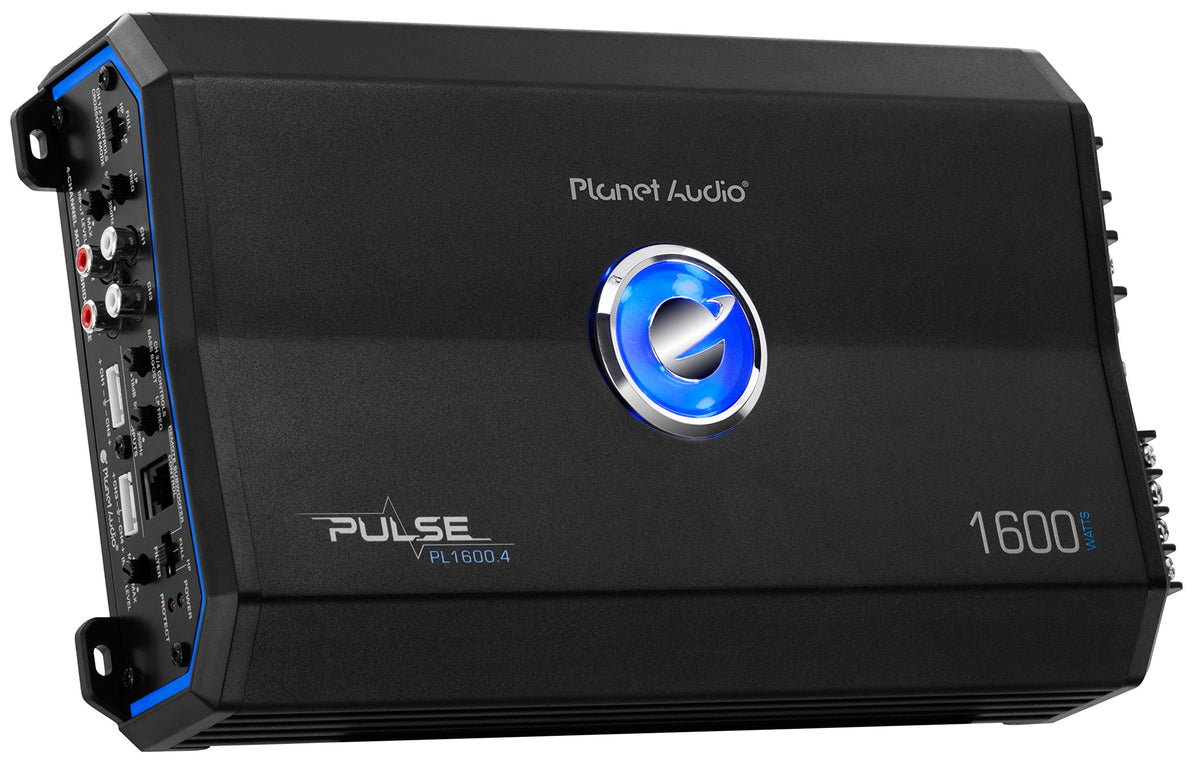 Planet Audio PL1600.4 bridge mode for boosting power to speakers.