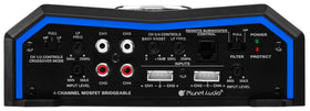 Planet Audio PL1600.4 wiring inputs with high and low level options.