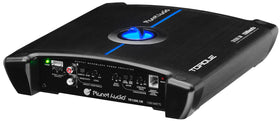 Planet Audio TR1500.1M MOSFET power supply close-up.