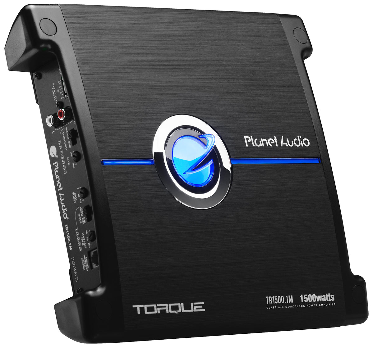Planet Audio TR1500.1M terminal block showing easy wiring.