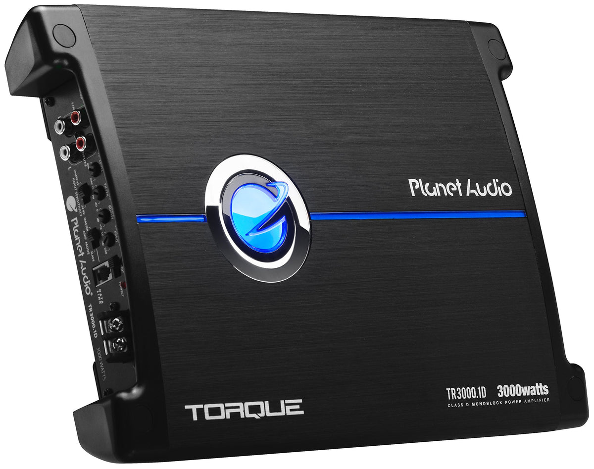 Planet Audio TR3000.1D side ports enable clean wiring and easy installation.