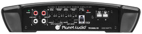 Planet Audio TR3000.1D strap capability for doubling power to subwoofers.
