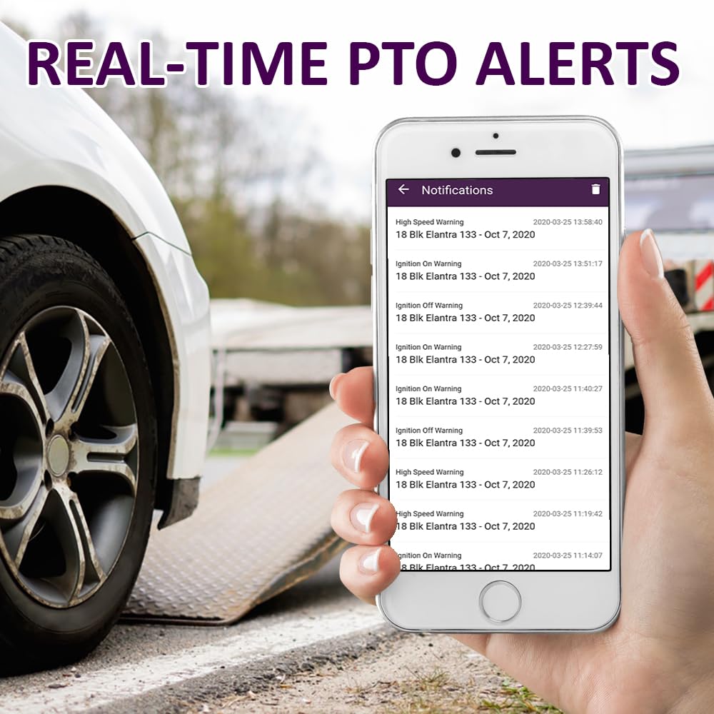 PlanetGPS Pluto driver behavior alerts track rapid acceleration and harsh braking.