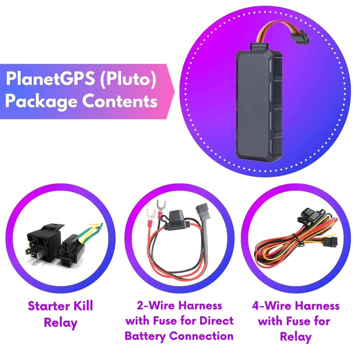 PlanetGPS Pluto speeding alerts notify when speed limits are exceeded.