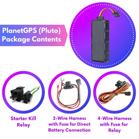 PlanetGPS Pluto speeding alerts notify when speed limits are exceeded.