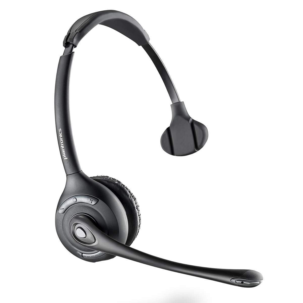 Plantronics CS510 with noise-canceling mic for clearer desk phone calls.