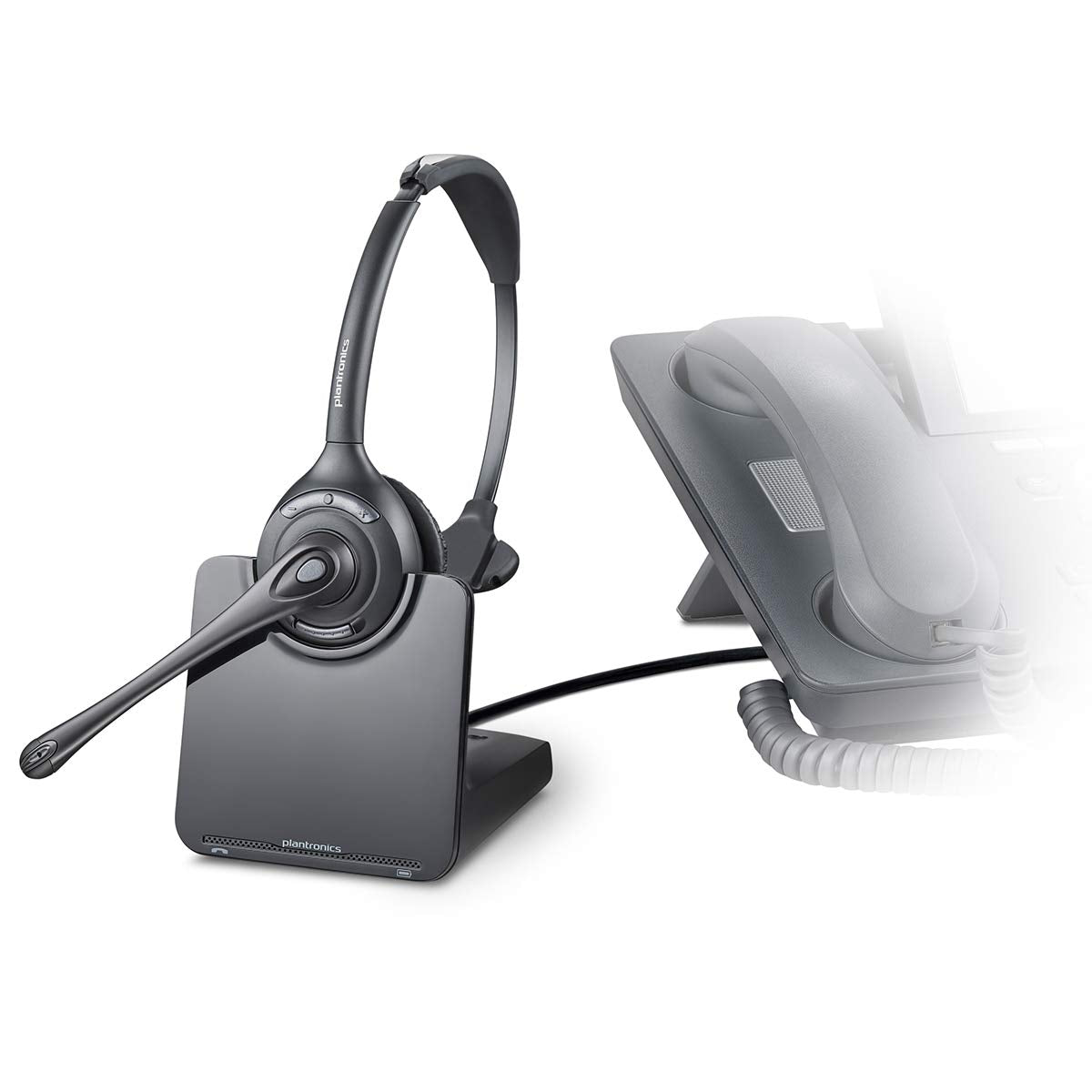 Plantronics CS510 over-the-head design for comfortable all-day wear.