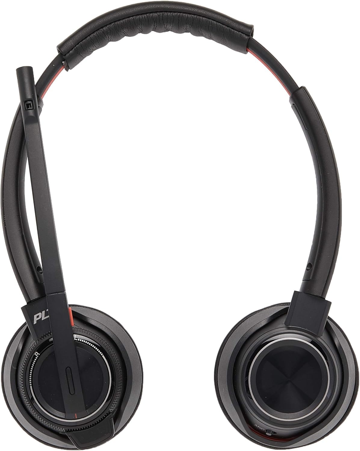 Plantronics Savi 8200 headset illustrates DECT range for roaming across the office.
