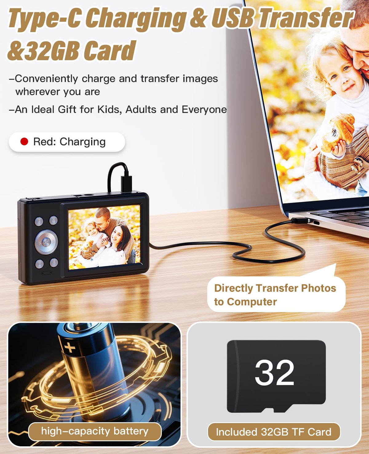 Platstudy 32gb-tf-card-storage: ample memory for photos and videos.