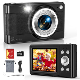 Platstudy kids camera 56mp-sensor: capture vibrant, detailed photos in dim light.