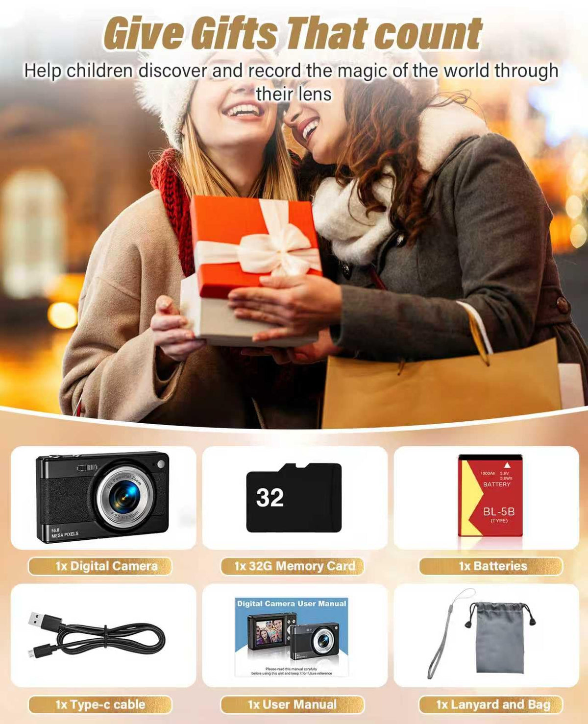 Platstudy kids-camera-lanyard-bag: portable setup for everyday outings.