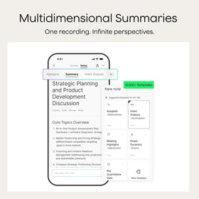 Plaud Note records up to 30 hours for extended meetings and lectures.