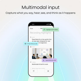 Plaud Note 64GB local storage keeps transcripts offline for privacy.