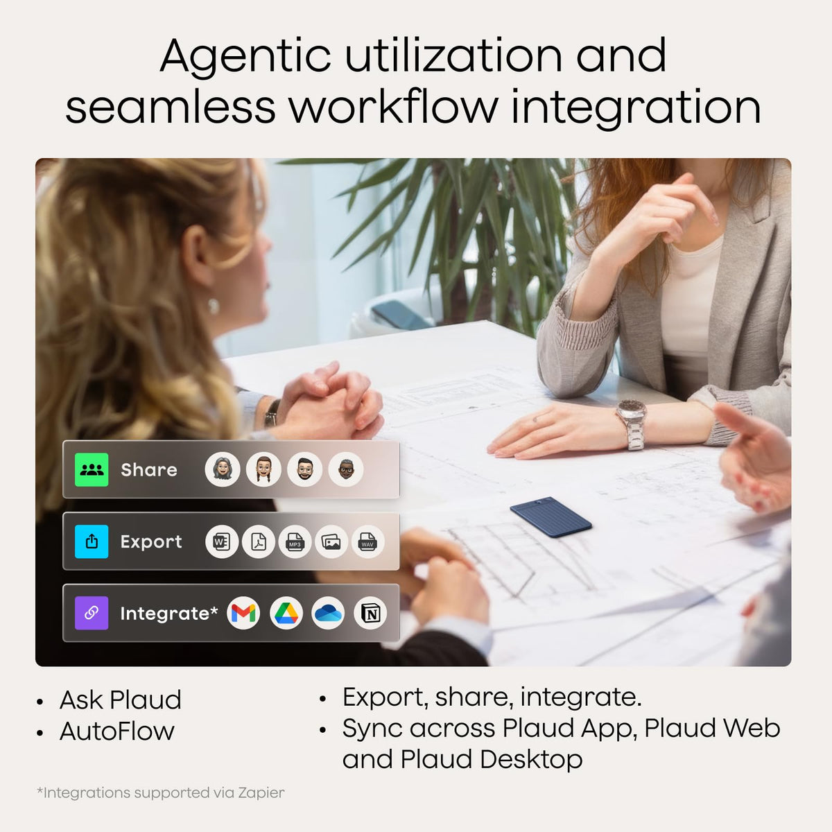 Plaud Note VCS sensor ensures clearer call recordings by capturing internal sounds.