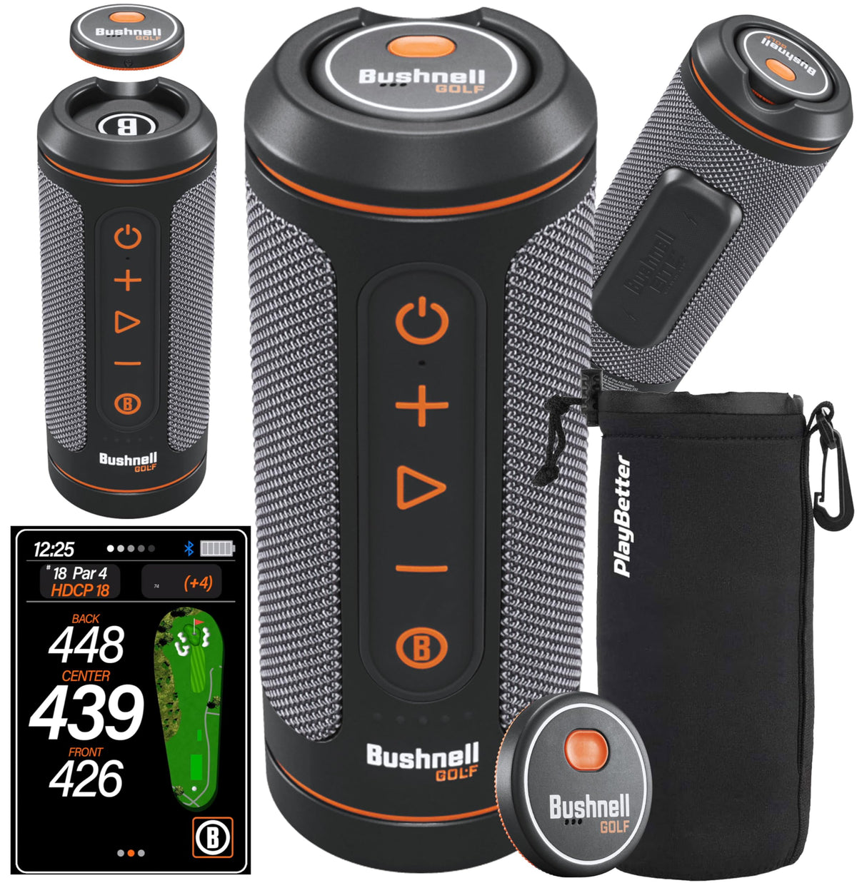 PlayBetter Bushnell Wingman 2 GPS on course with precise distance reads