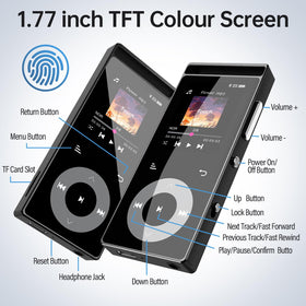 PlayerPure 90G MP3 Player supports up to 128GB memory.