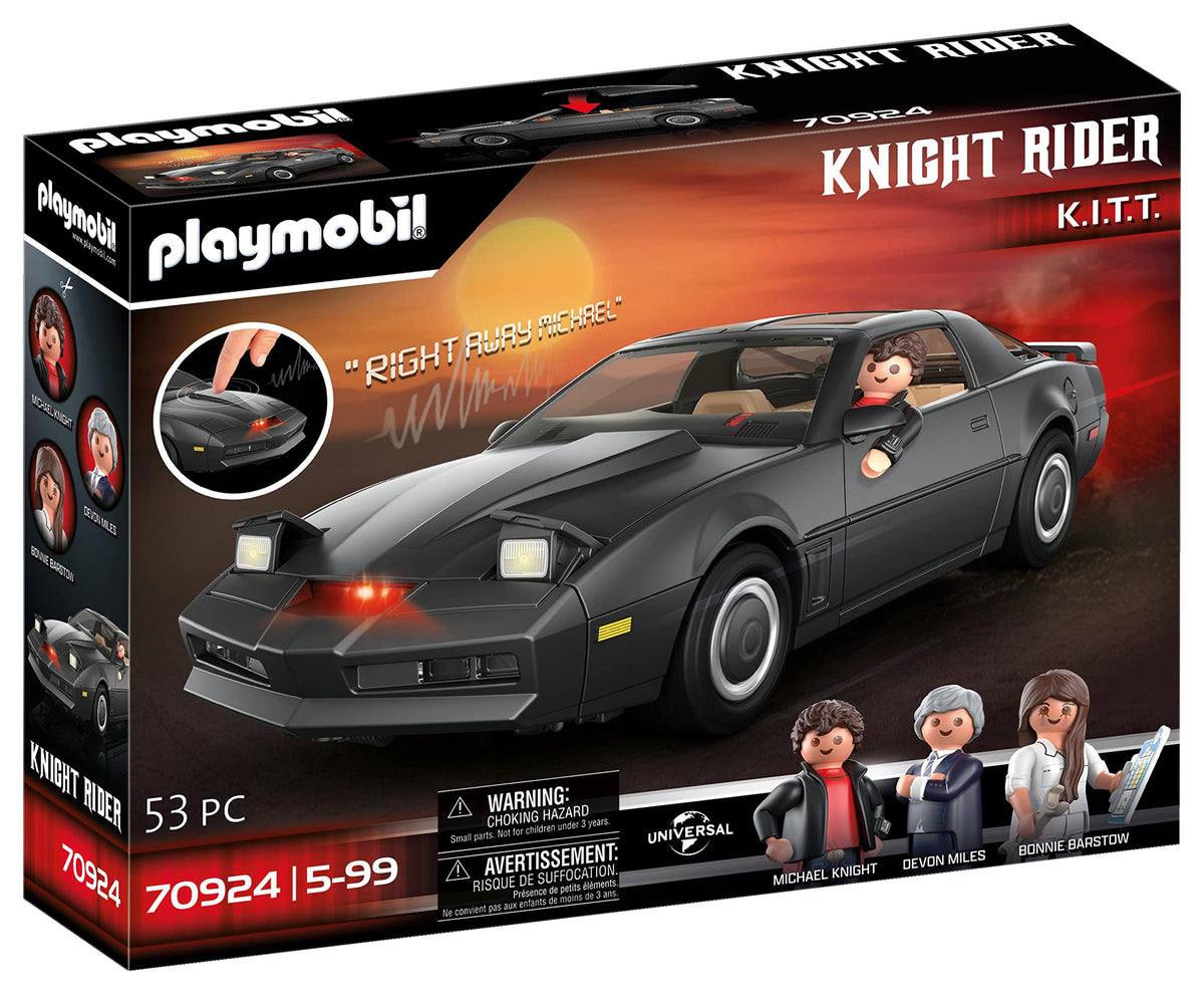 Playmobil Knight Rider K.I.T.T front view for immersive role-play