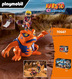 Playmobil Naruto vs Pain action pose ready for dramatic battles and storytelling.