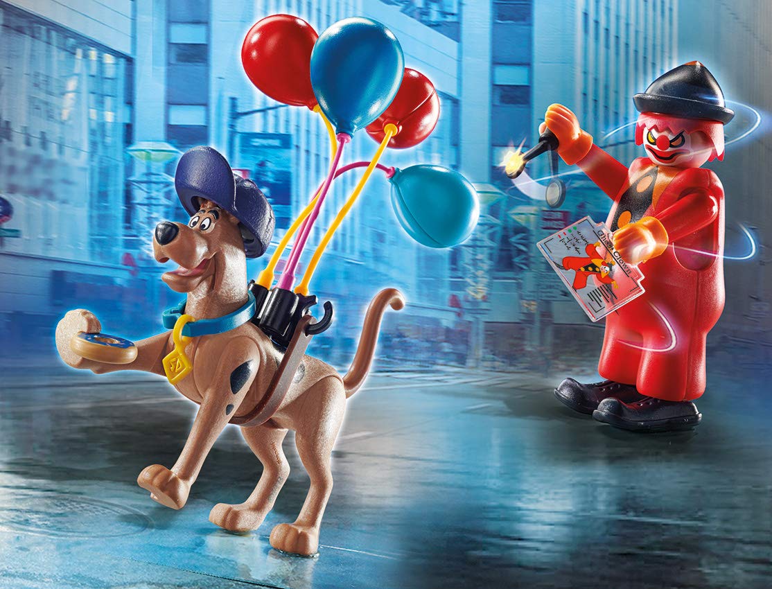 Playmobil Scooby-Doo balloon seller disguise fuels imaginative mystery adventures.