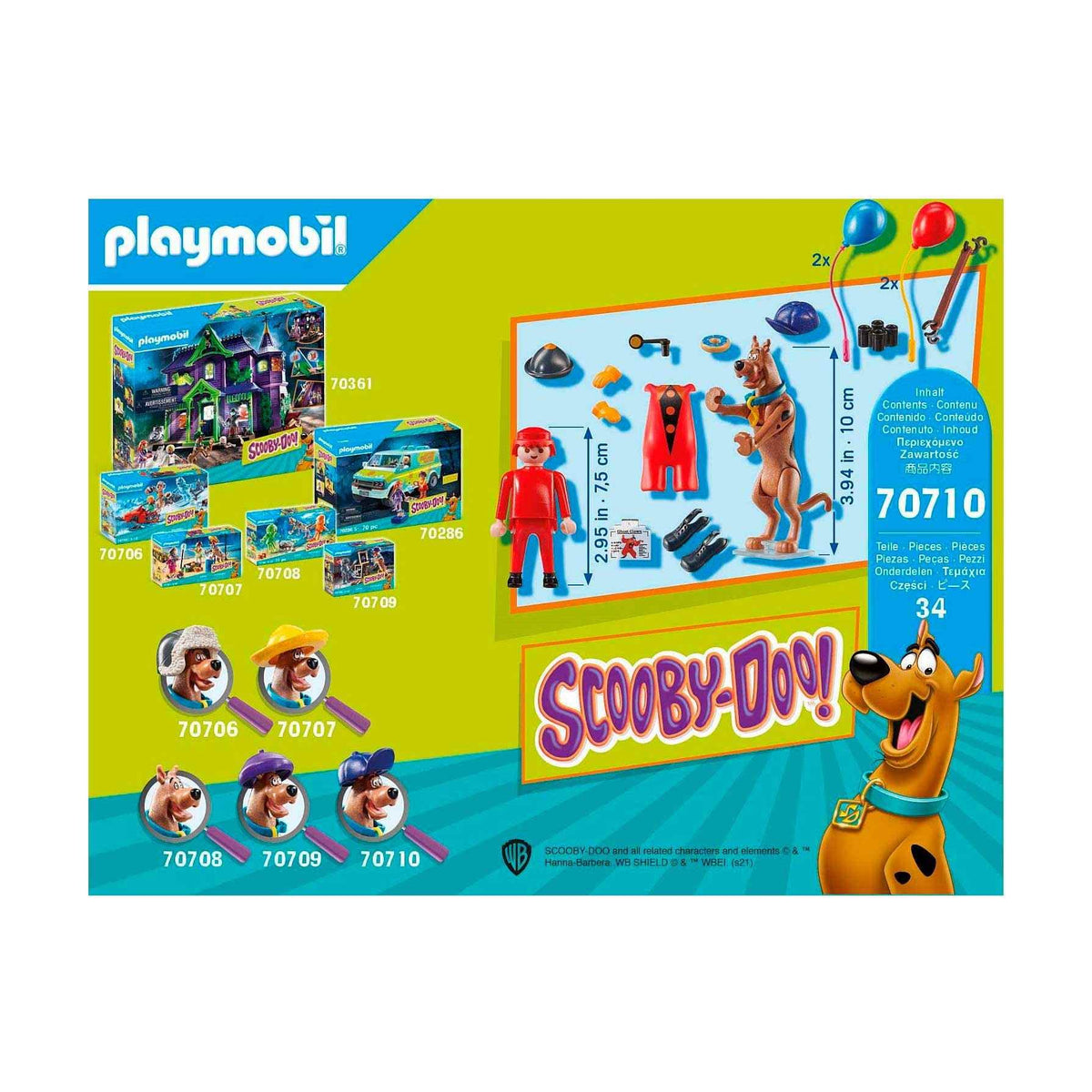 Playmobil circus accessories and balloons boost pretend play scenarios.