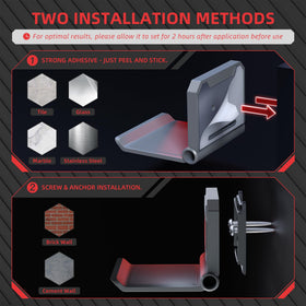 Supports up to 2 kg for heavier controllers and headsets.