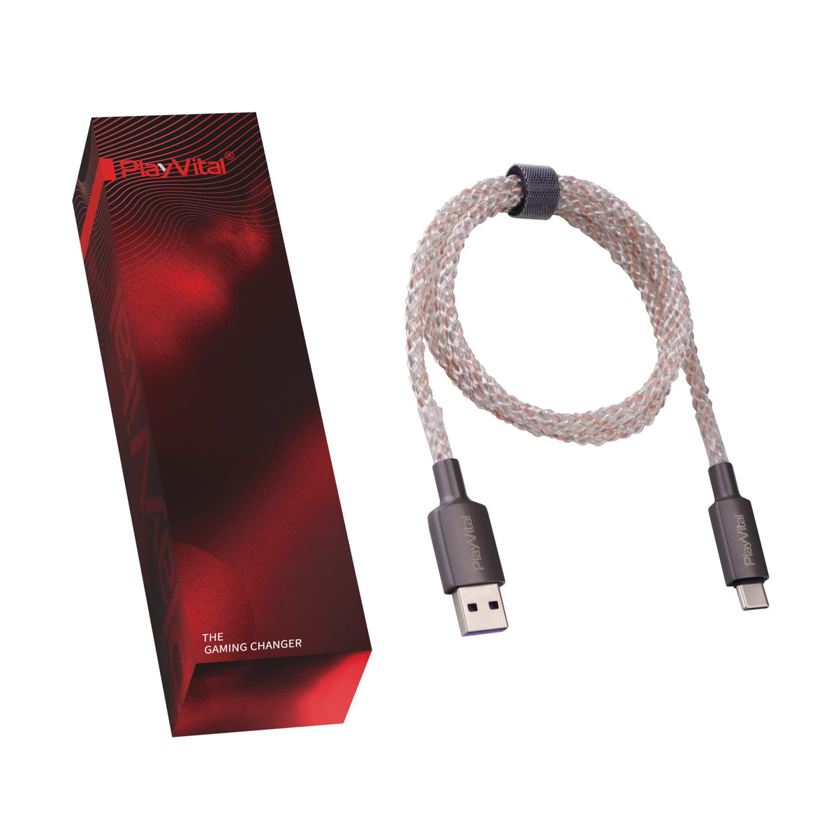 PlayVital USB-C LED cable supports charging and data sync