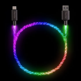 PlayVital USB-C LED cable for Xbox Series X charging and data sync