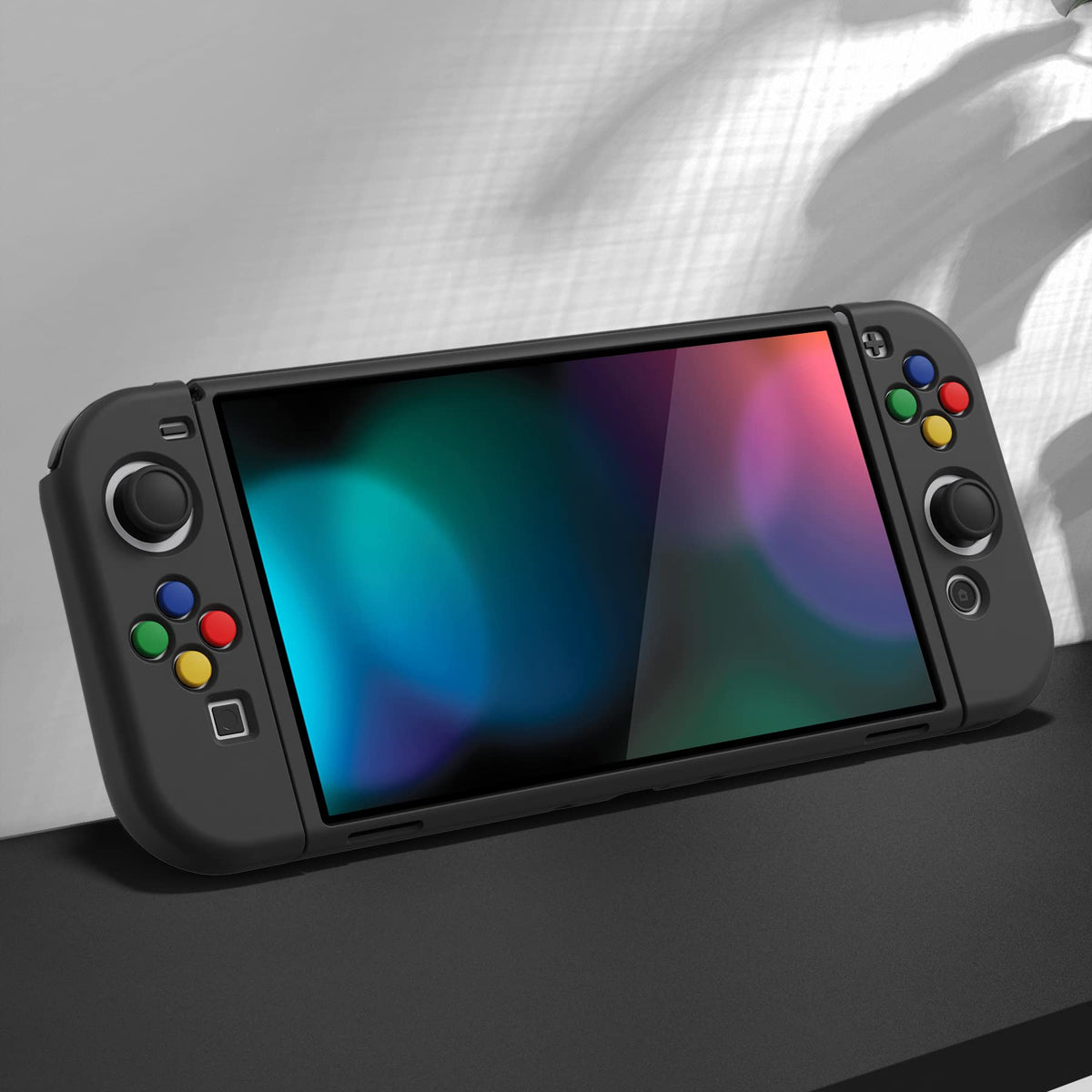 PlayVital ZealProtect ABXY caps enhance button feel and quick access.