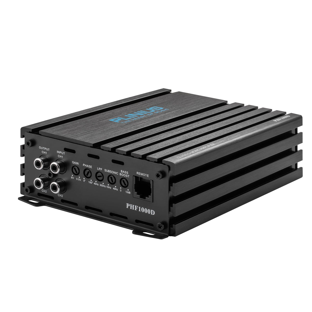 PLINIUS PHF1000D top close-up highlights heat sink design for cooler operation