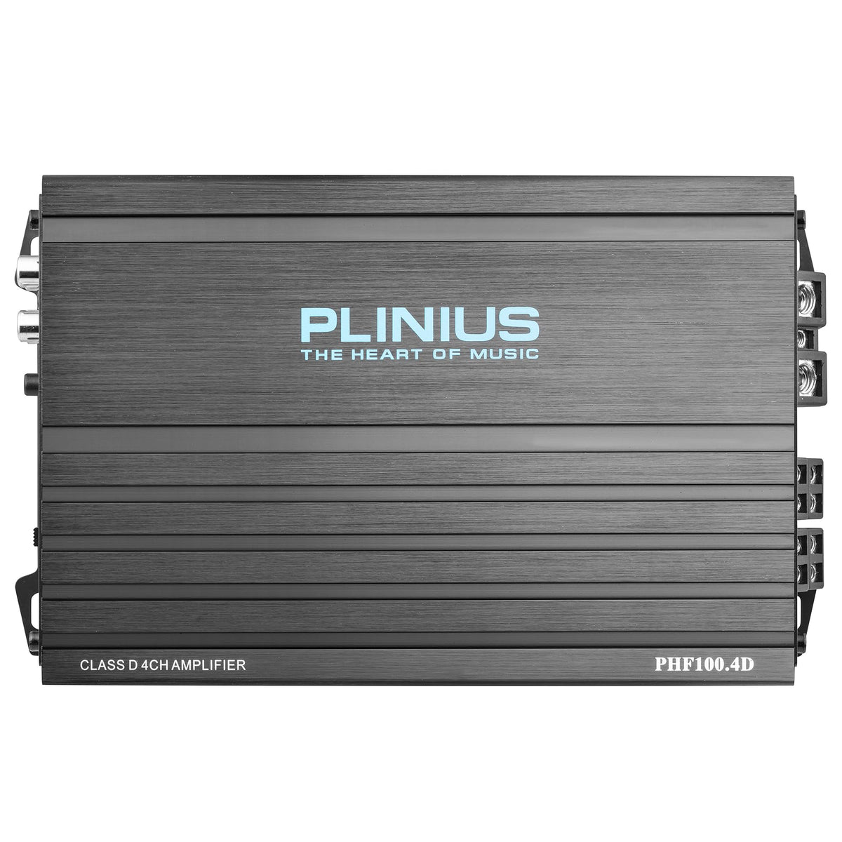PLINIUS PHF100.4D car amplifier full-range class D for speakers and subs.