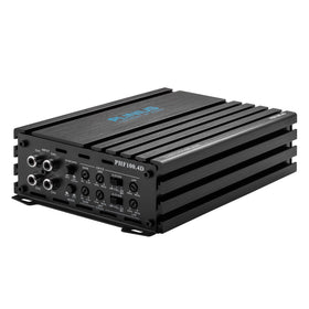 PLINIUS PHF100.4D high-efficiency Class D design reduces heat while delivering power.