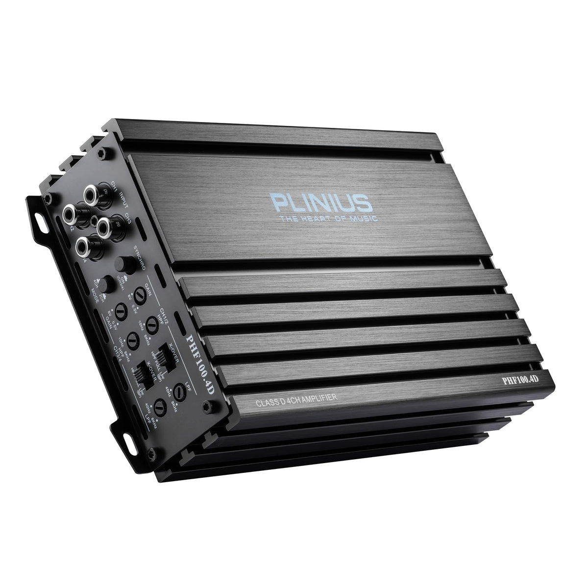 PLINIUS PHF100.4D four-channel power for precise in-car sound.