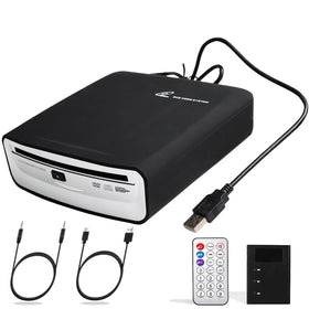 Ploveyy portable car CD player with USB and AUX ports for crystal-clear playback