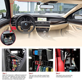 Plozoe 24-hour power support for dashcam continuity.