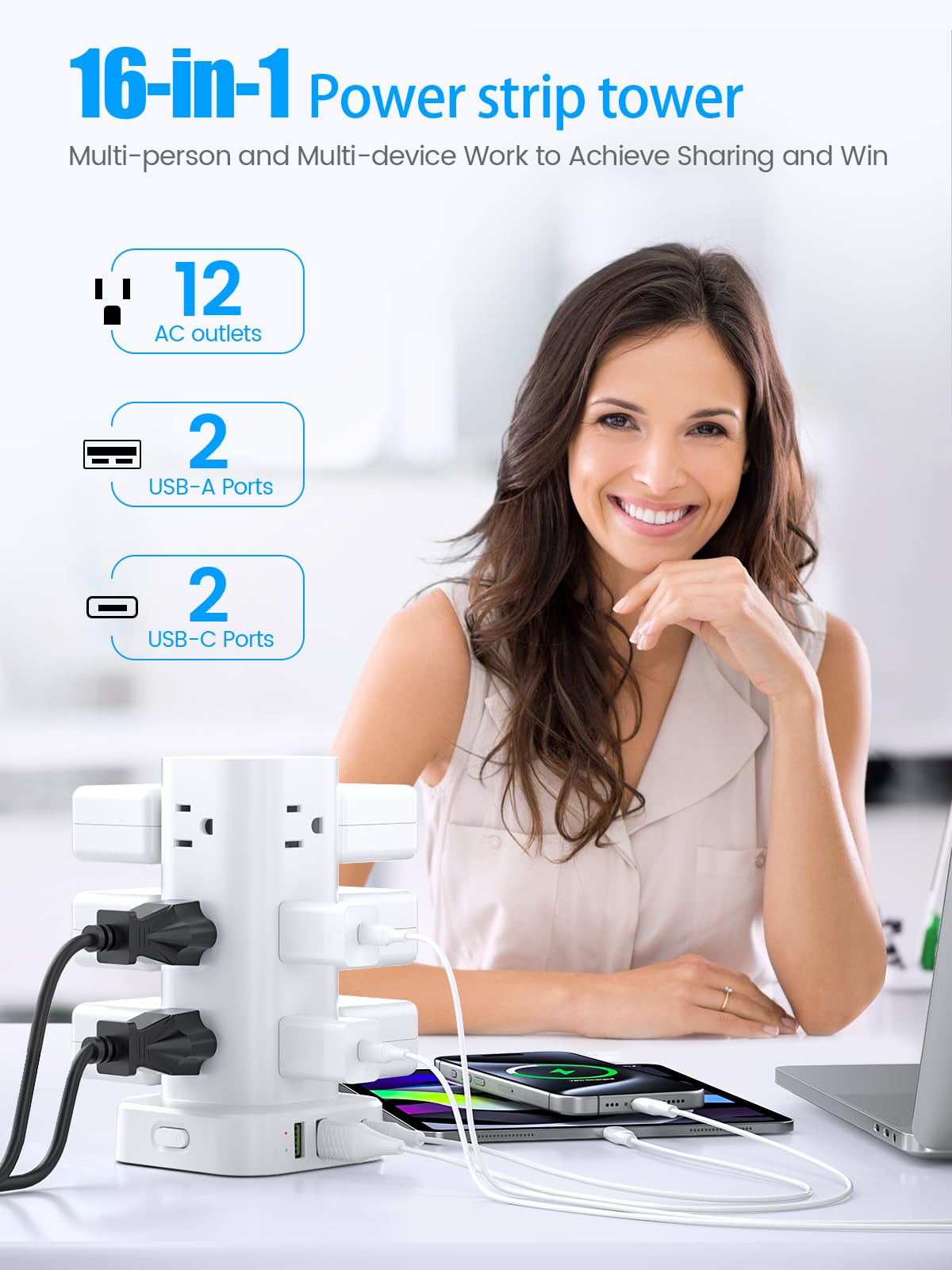 Pluackg flat plug close-up flush against wall to save space