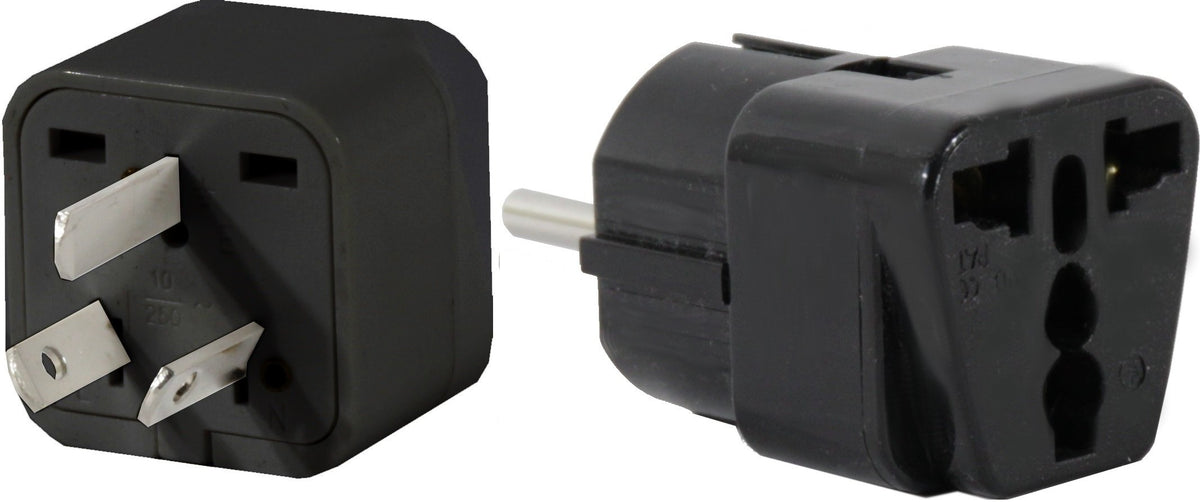 Plug-in-Solutions front packaging showing both adapters and benefits